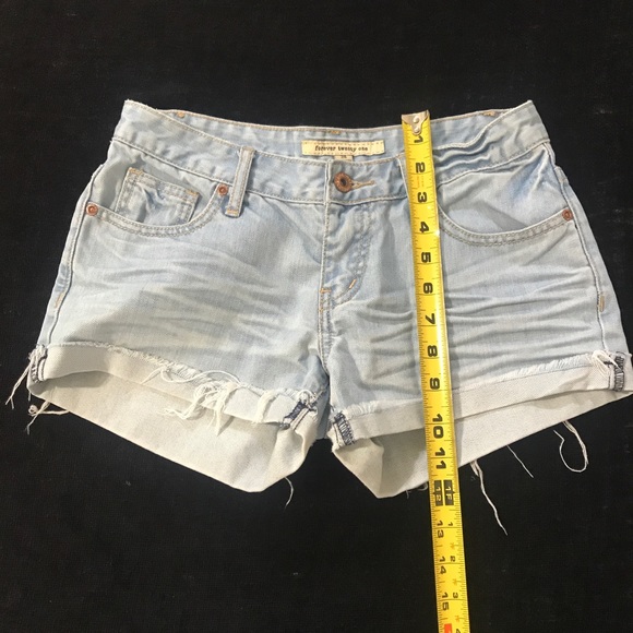 Forever 21 Jean Shorts sz 24 - Picture 3 of 9